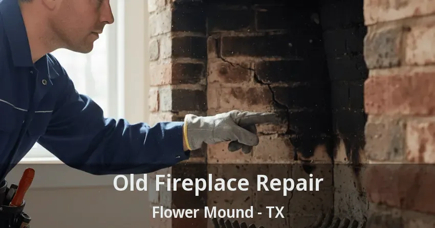 Old Fireplace Repair Flower Mound - TX